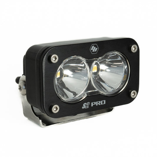 S2 Pro Black LED Light Pod (Spot; Clear) by Baja Designs