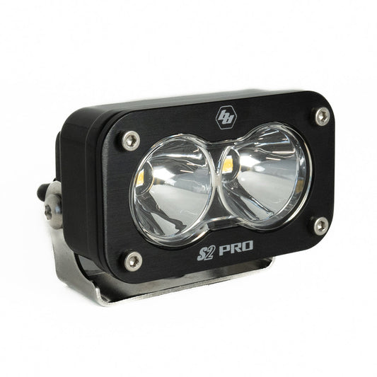 S2 Pro Black LED Light Pod (Spot; Clear) by Baja Designs