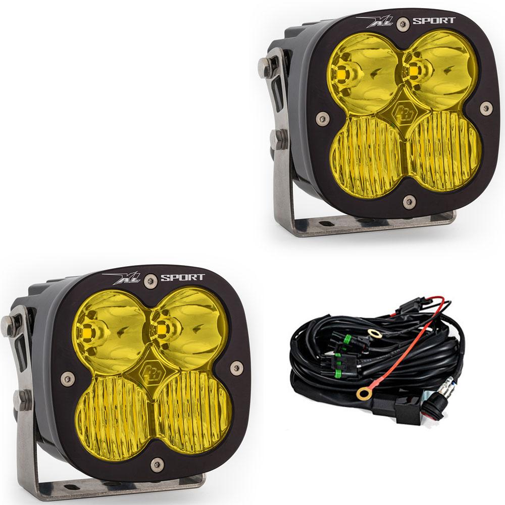 XL Sport LED Light Pod Pair (Driving/Combo; Baja Amber) by Baja Designs