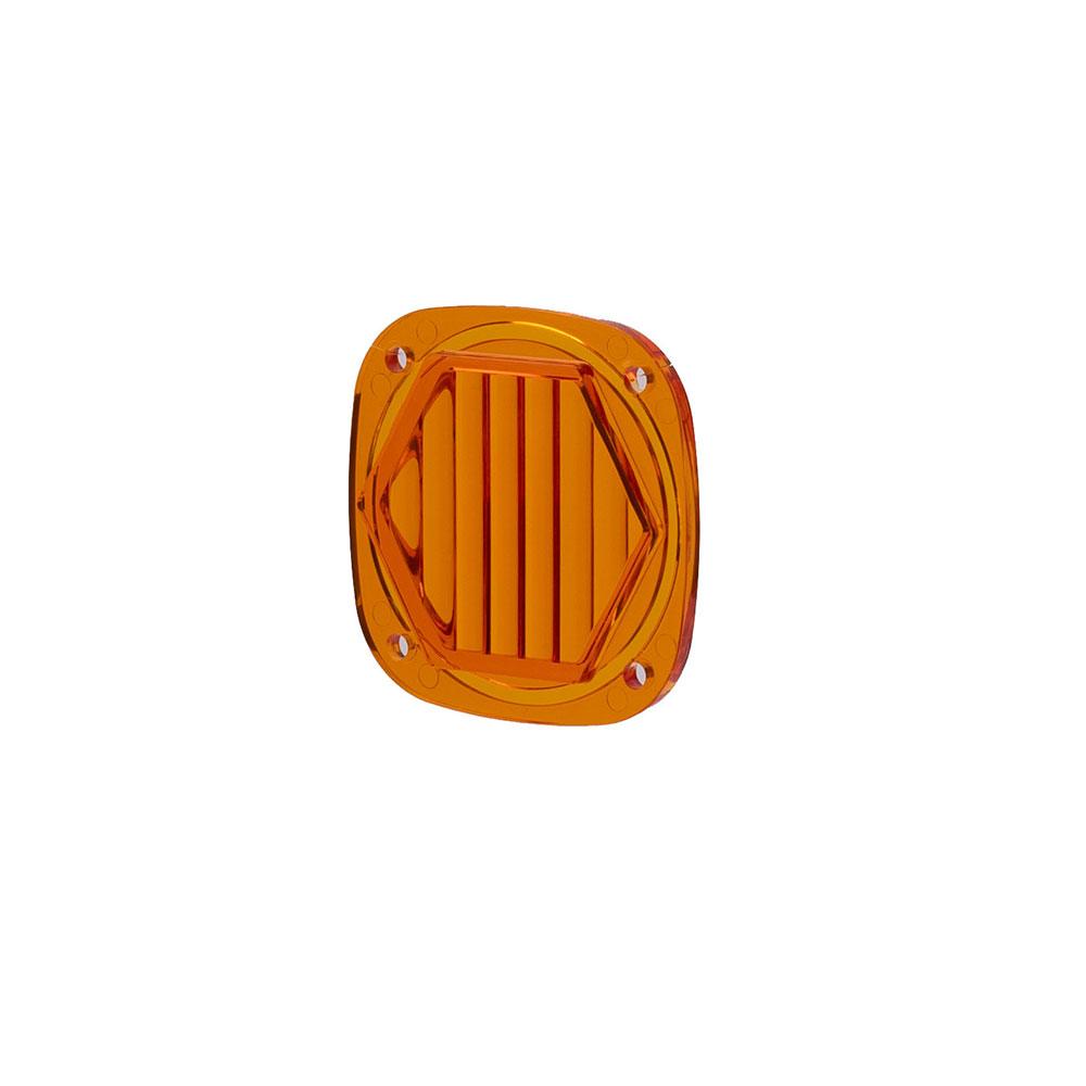 S1 Light Pod Lens Kit (Wide Cornering; Factory Amber) by Baja Designs