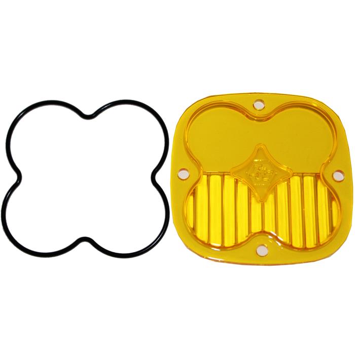 Squadron Light Pod Lens Kit (Driving/Combo; Baja Amber) by Baja Designs