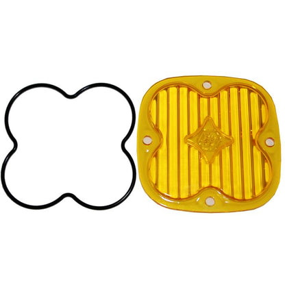 Squadron Light Pod Lens Kit (Wide Cornering; Baja Amber) by Baja Designs