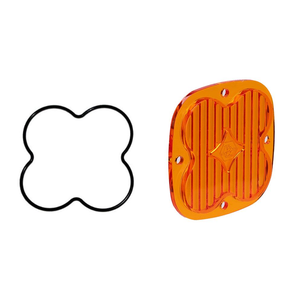 Squadron Light Pod Lens Kit (Wide Cornering; Factory Amber) by Baja Designs
