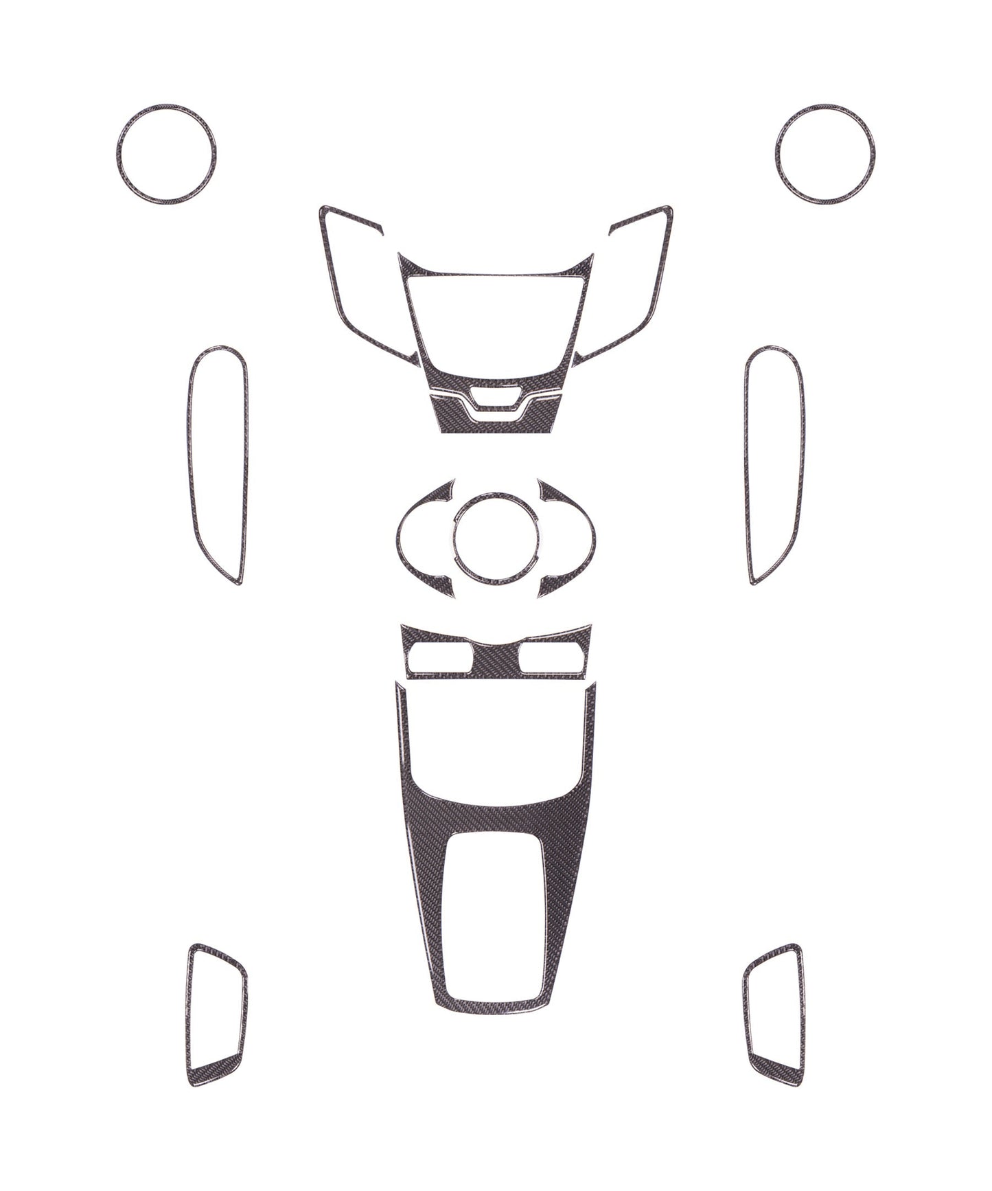 Interior Dash Kit Fits 2011-2019 Ford Fiesta by Tufskinz.com