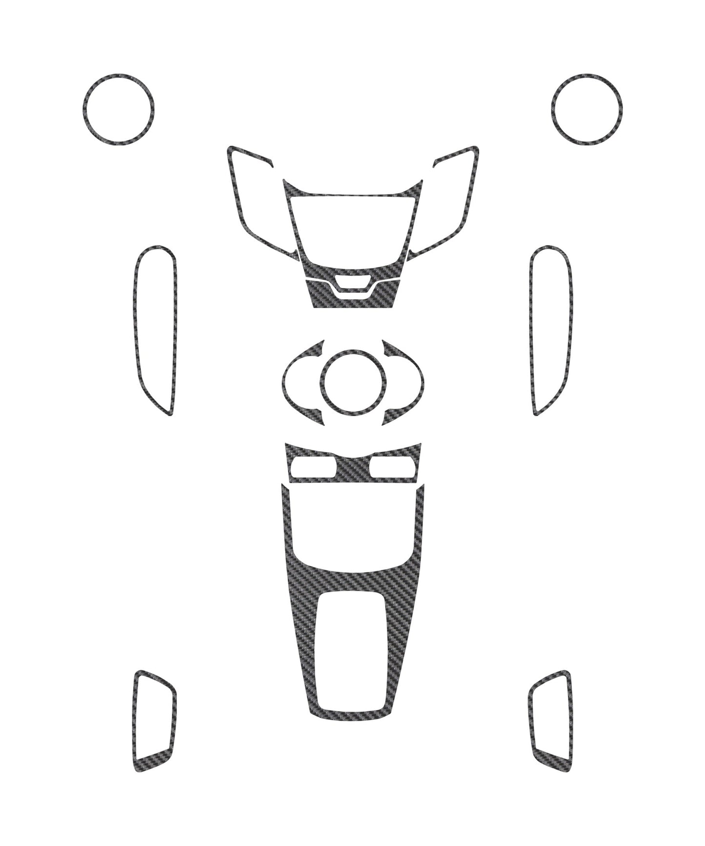 Interior Dash Kit Fits 2011-2019 Ford Fiesta by Tufskinz.com