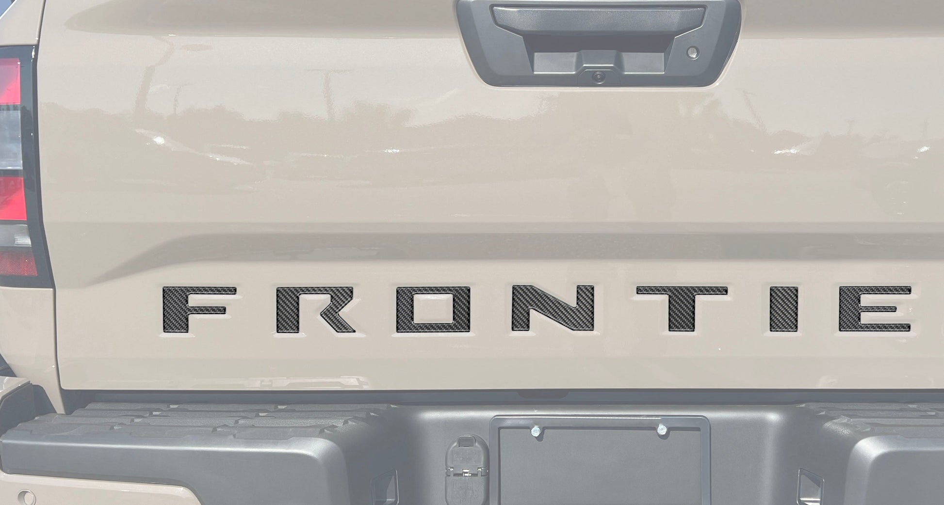 Tailgate Letter Inserts Fits 2022-2026 Nissan Frontier by Tufskinz.com