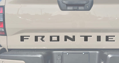 Tailgate Letter Inserts Fits 2022-2026 Nissan Frontier by Tufskinz.com