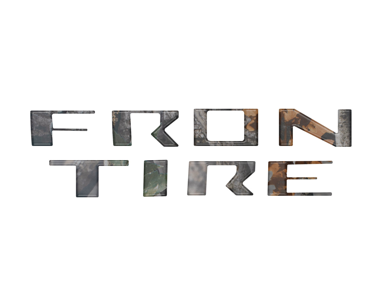 Grille Letter Inserts Fits 2022-2026 Nissan Frontier by Tufskinz.com
