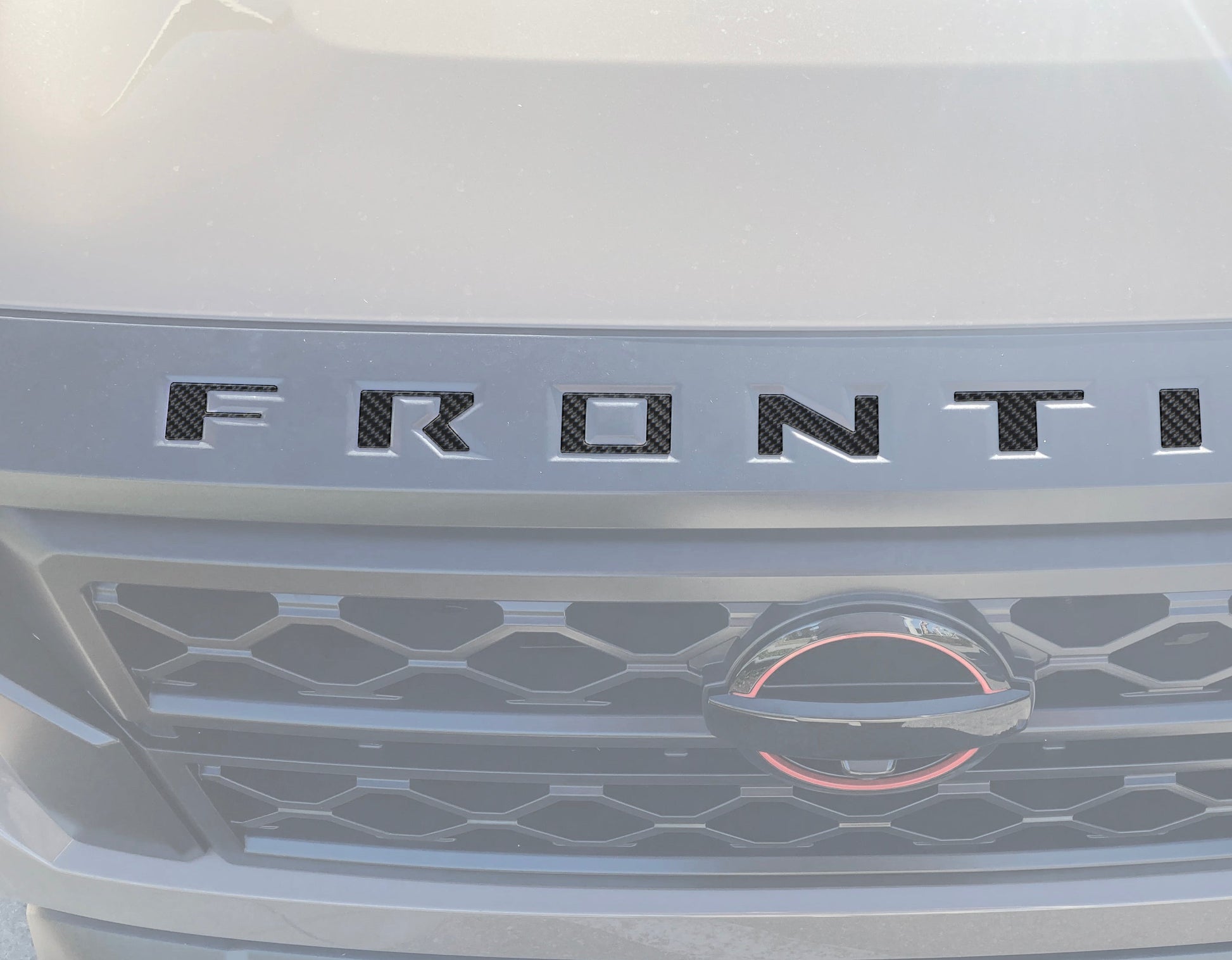 Grille Letter Inserts Fits 2022-2026 Nissan Frontier by Tufskinz.com