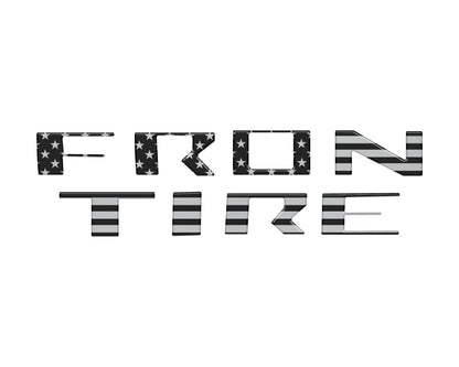 Grille Letter Inserts Fits 2022-2026 Nissan Frontier by Tufskinz.com