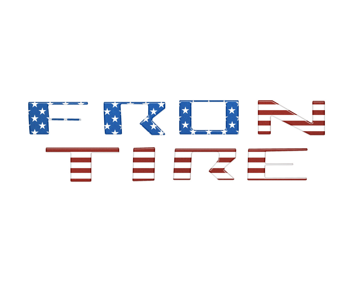 Grille Letter Inserts Fits 2022-2026 Nissan Frontier by Tufskinz.com