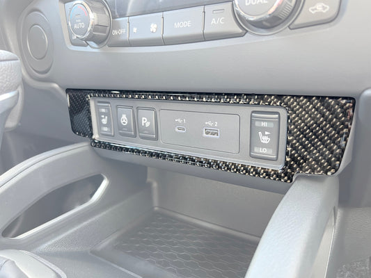 Lower Dash Accent Trim Fits 2022-2026 Nissan Frontier by Tufskinz.com