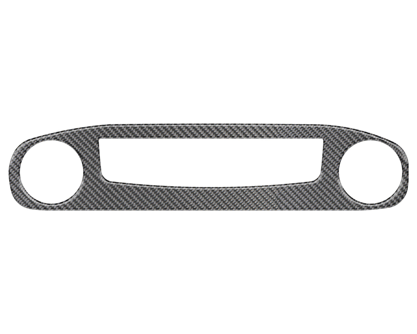 Climate Control/Upper Dash Accent Trim Fits 2022-2024 Nissan Frontier by Tufskinz.com