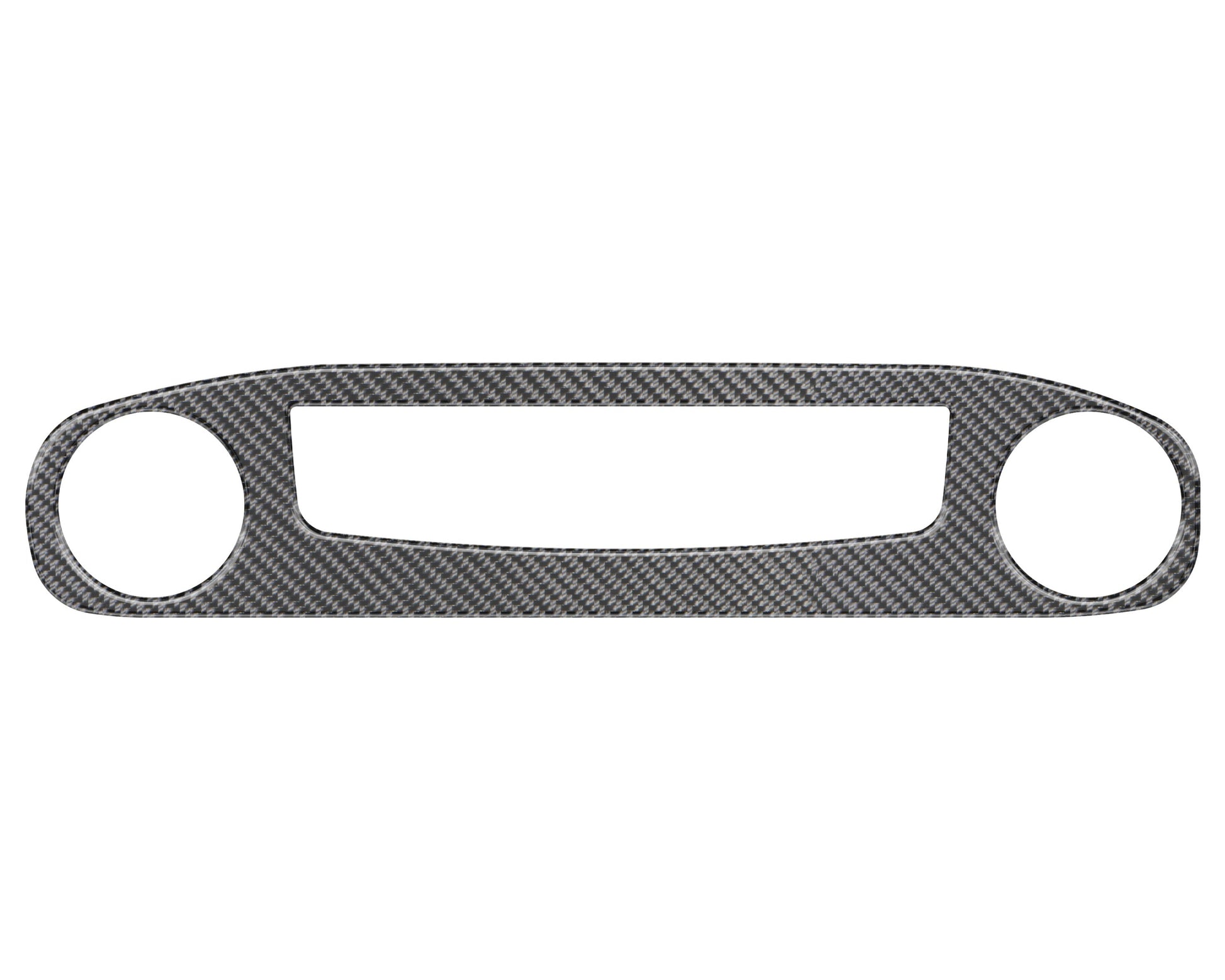 Climate Control/Upper Dash Accent Trim Fits 2022-2024 Nissan Frontier by Tufskinz.com