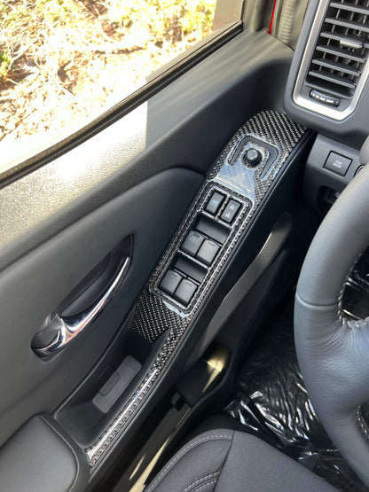 Door Switch Accent Trim Fits 2022-2026 Nissan Frontier by Tufskinz.com