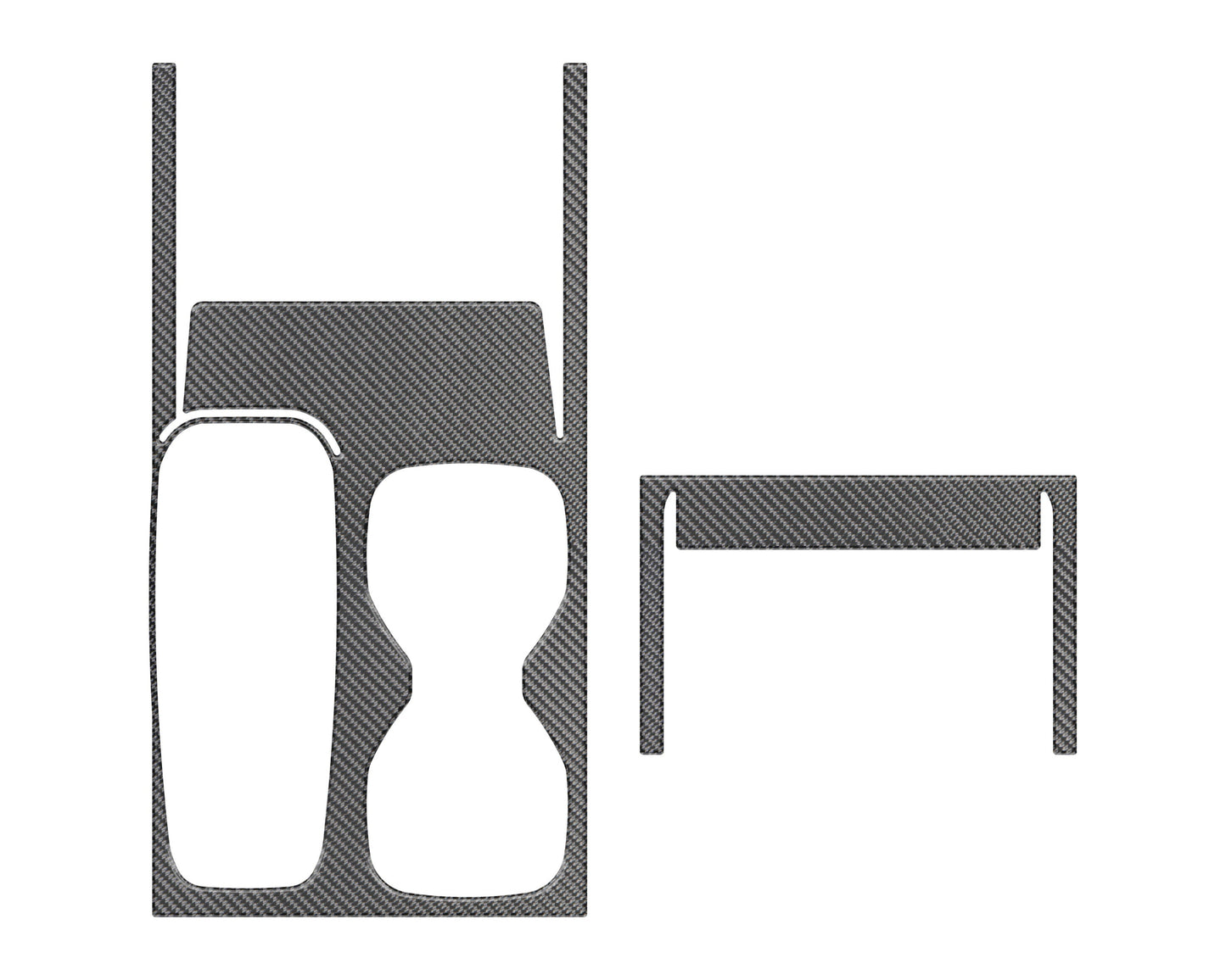 Center Console Accent Trim Fits 2022-2026 Nissan Frontier by Tufskinz.com