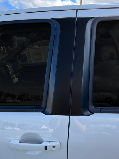 Door Pillars Accent Trim Fits 2022-2026 Nissan Frontier by Tufskinz.com