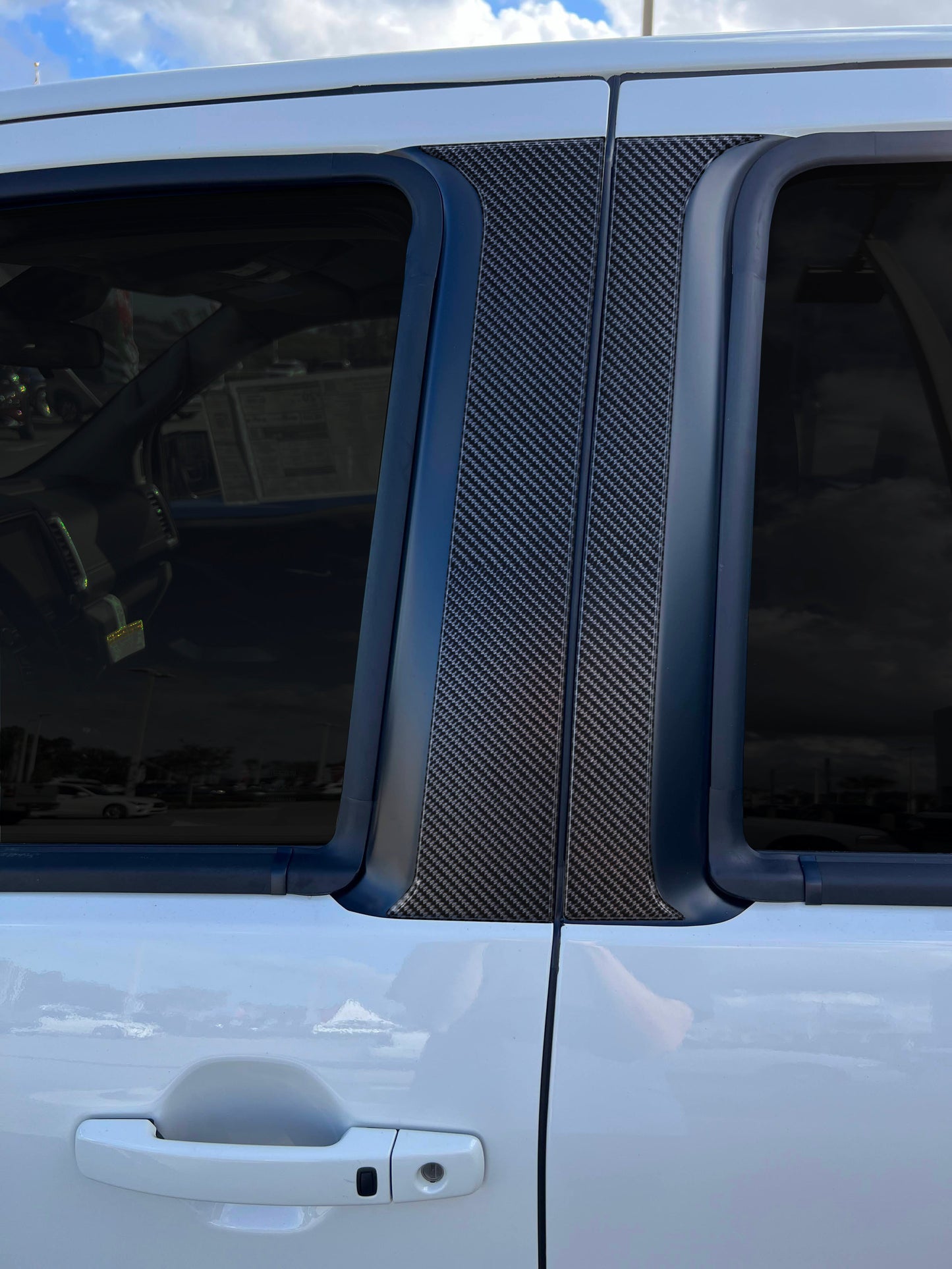 Door Pillars Accent Trim Fits 2022-2026 Nissan Frontier by Tufskinz.com