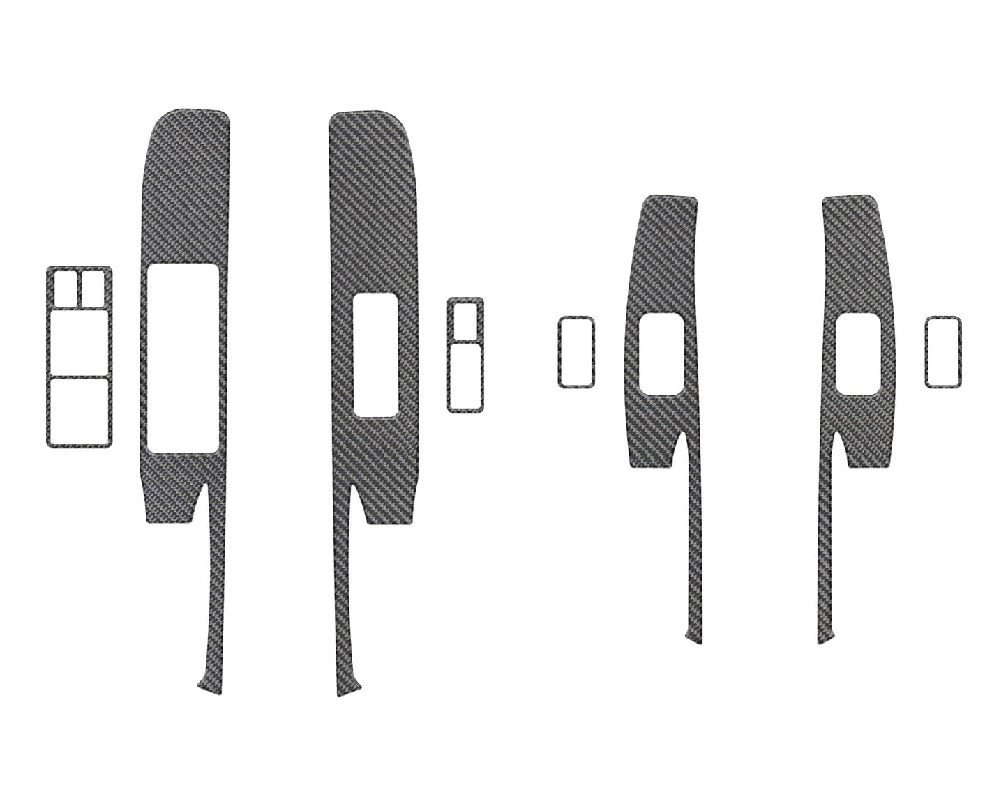 Door Switch Accent Trim Fits 2022-2026 Nissan Frontier by Tufskinz.com