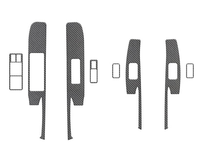 Door Switch Accent Trim Fits 2022-2026 Nissan Frontier by Tufskinz.com
