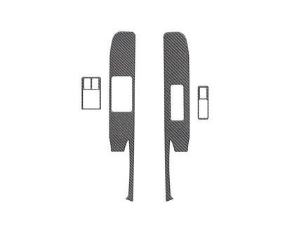 Door Switch Accent Trim Fits 2022-2026 Nissan Frontier by Tufskinz.com