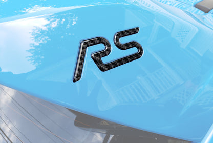 "RS" Spoiler Letter Inserts Fits 2016-2018 Ford Focus RS by Tufskinz.com