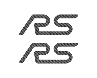 "RS" Spoiler Letter Inserts Fits 2016-2018 Ford Focus RS by Tufskinz.com