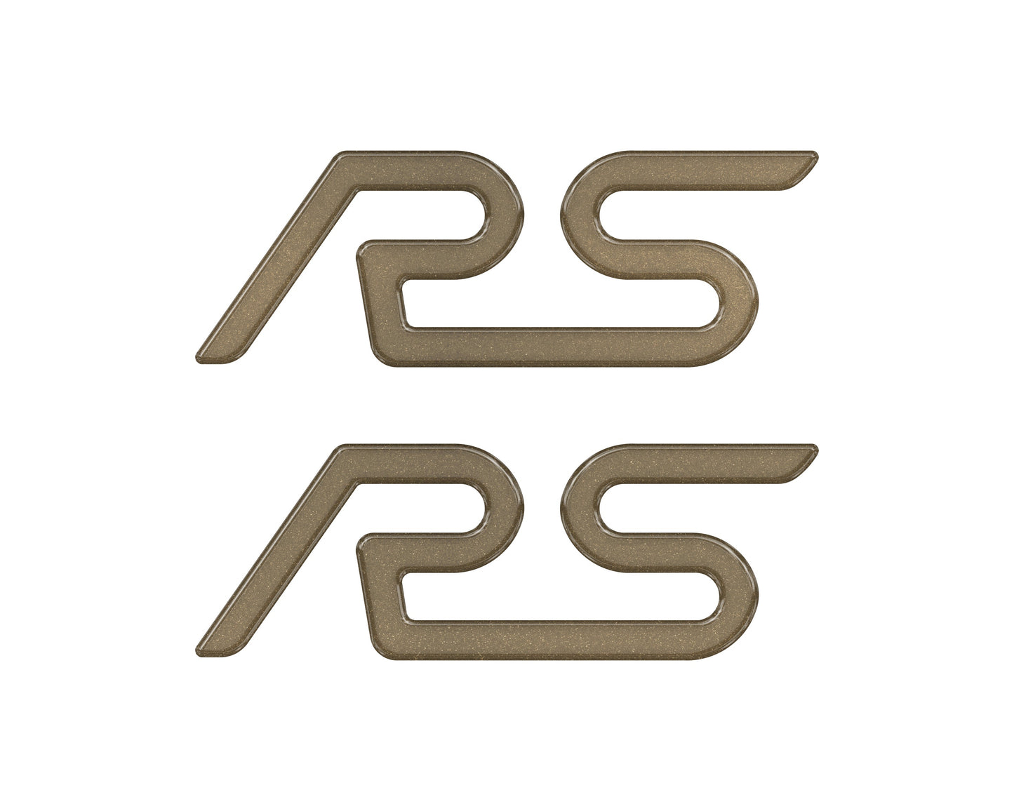 "RS" Spoiler Letter Inserts Fits 2016-2018 Ford Focus RS by Tufskinz.com