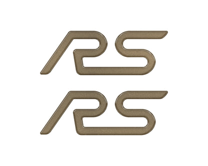 "RS" Spoiler Letter Inserts Fits 2016-2018 Ford Focus RS by Tufskinz.com