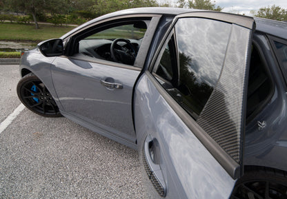 B & C Door Pillars Accent Overlays Fits 2012-2018 Ford Focus by Tufskinz.com