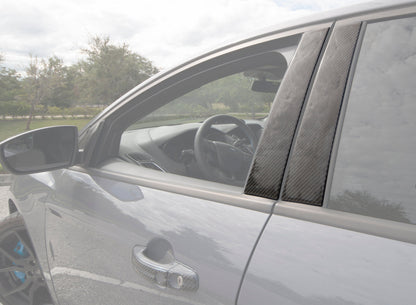 B & C Door Pillars Accent Overlays Fits 2012-2018 Ford Focus by Tufskinz.com