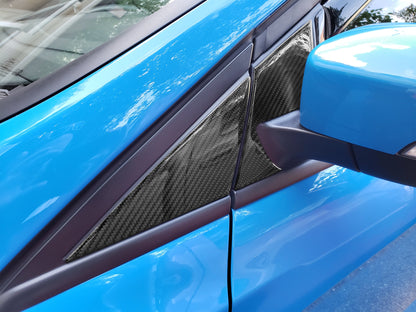 A-Door Pillar Overlays Fits 2012-2018 Ford Focus, RS, ST by Tufskinz.com