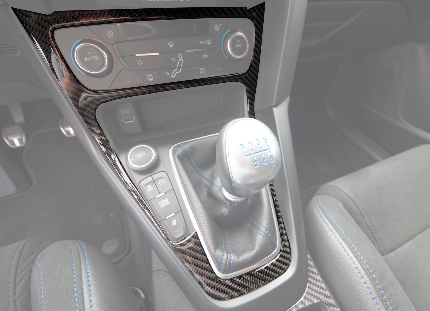 Front Interior Dash Kit Fits 2015-2018 Ford Focus, RS, ST by Tufskinz.com