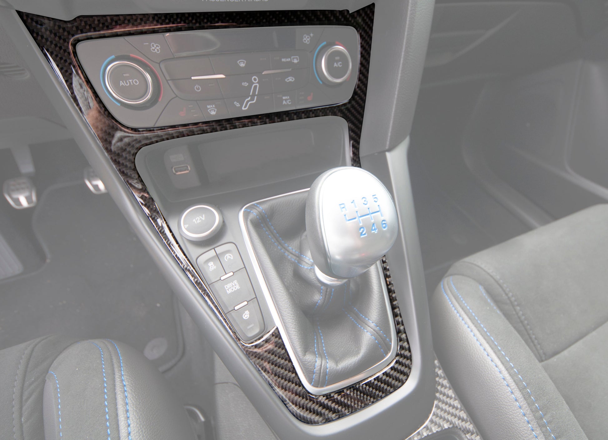 Front Interior Dash Kit Fits 2015-2018 Ford Focus, RS, ST by Tufskinz.com