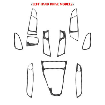 Front Interior Dash Kit Fits 2015-2018 Ford Focus, RS, ST by Tufskinz.com