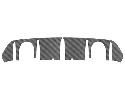 Rear Diffuser Accent Fits 2016-2018 Ford Focus RS by Tufskinz.com