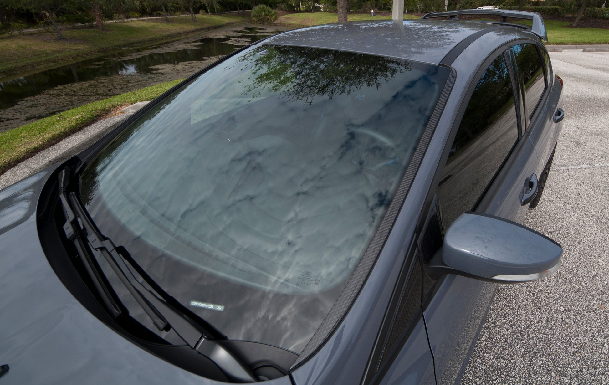 Windshield Accent Trim Fits 2015-2018 Ford Focus, RS, ST by Tufskinz.com