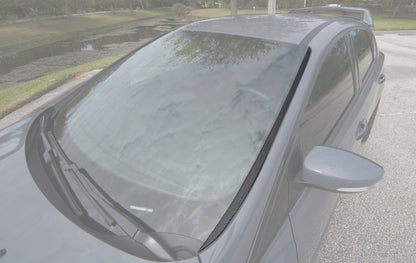 Windshield Accent Trim Fits 2015-2018 Ford Focus, RS, ST by Tufskinz.com