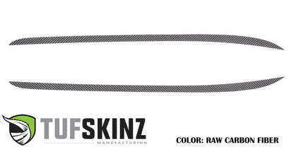 Windshield Accent Trim Fits 2015-2018 Ford Focus, RS, ST by Tufskinz.com