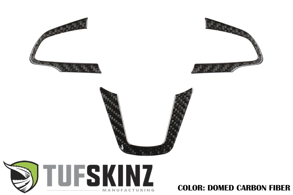 Steering Wheel Accent Overlays Fits 2015-2018 Ford Focus, RS, ST by Tufskinz.com
