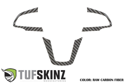 Steering Wheel Accent Overlays Fits 2015-2018 Ford Focus, RS, ST by Tufskinz.com