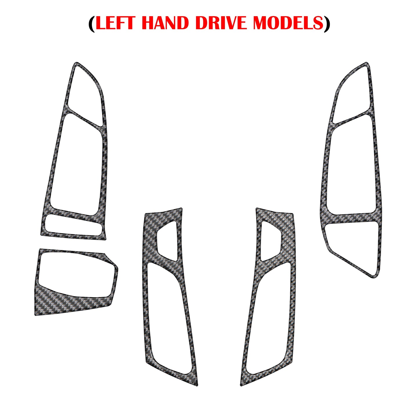 Interior Air Vent Accents Fits 2015-2018 Ford Focus, RS, ST by Tufskinz.com