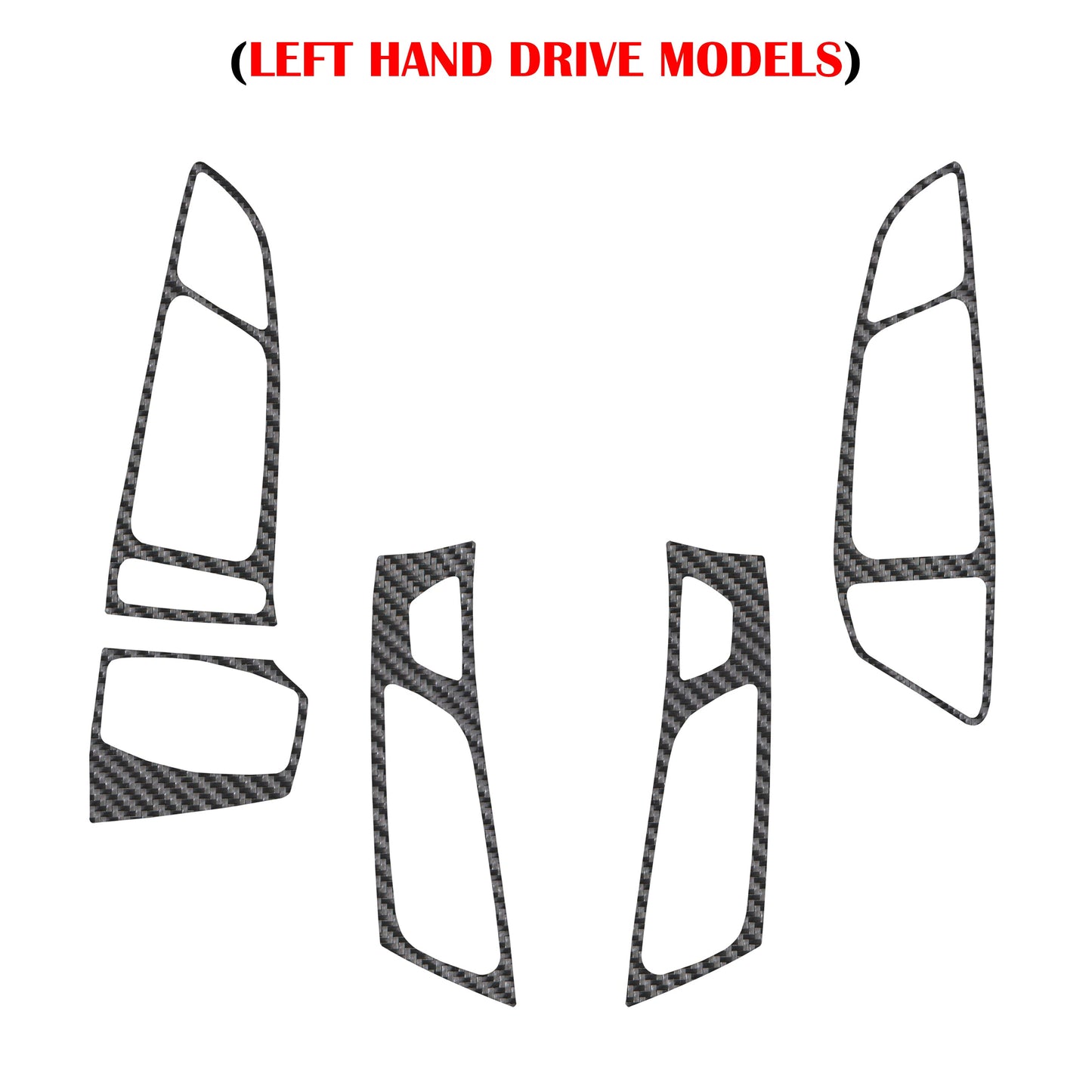 Interior Air Vent Accents Fits 2015-2018 Ford Focus, RS, ST by Tufskinz.com