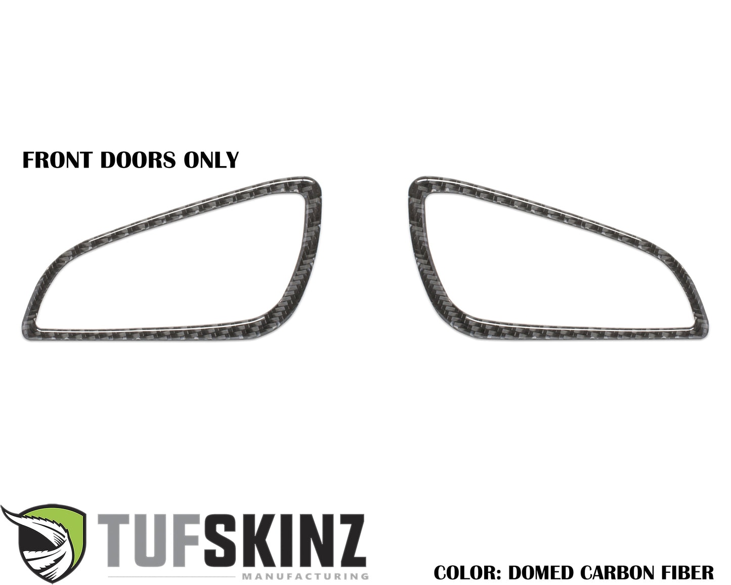 Interior Door Handle Surround Accents Fits 2015-2018 Ford Focus, RS, ST by Tufskinz.com