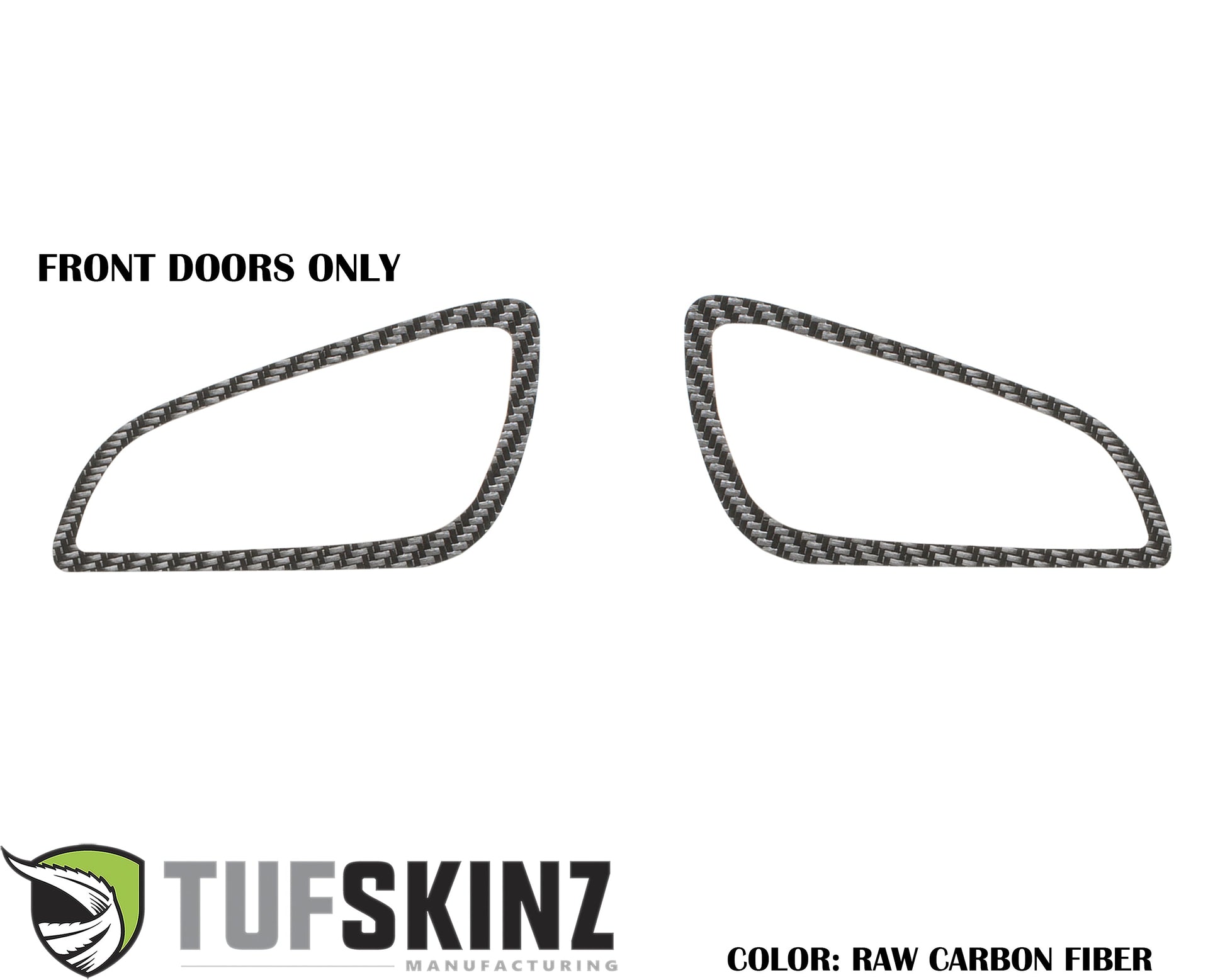 Interior Door Handle Surround Accents Fits 2015-2018 Ford Focus, RS, ST by Tufskinz.com