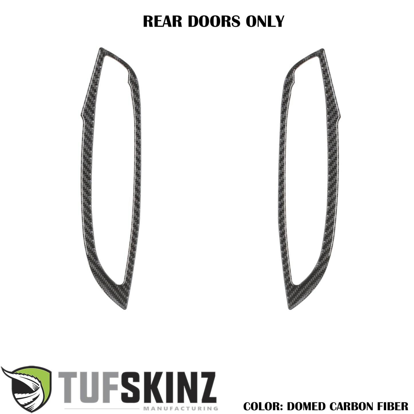 Interior Door Switch Panel Accent Trim Fits 2015-2018 Ford Focus by Tufskinz.com