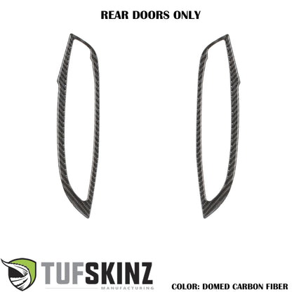 Interior Door Switch Panel Accent Trim Fits 2015-2018 Ford Focus by Tufskinz.com