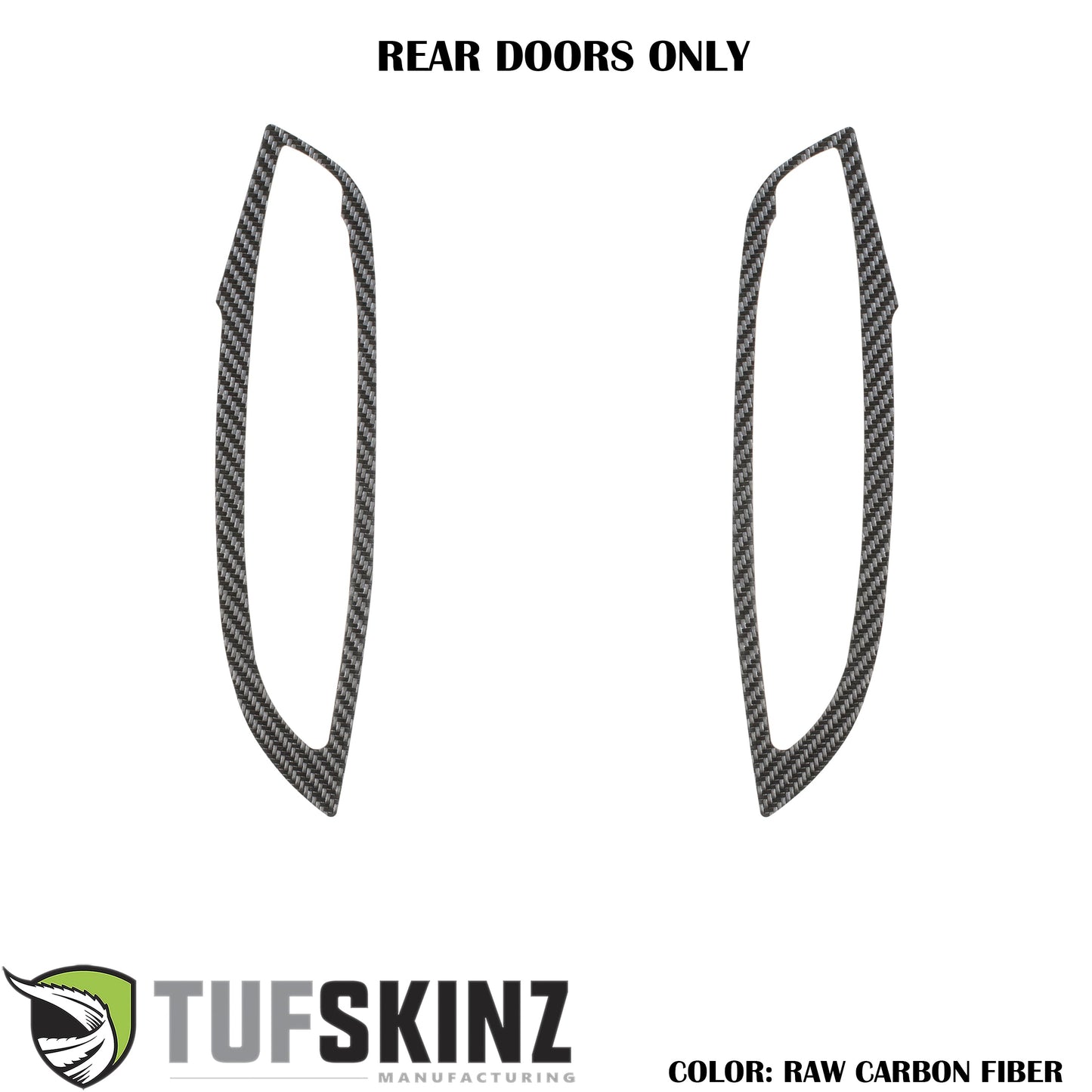 Interior Door Switch Panel Accent Trim Fits 2015-2018 Ford Focus by Tufskinz.com
