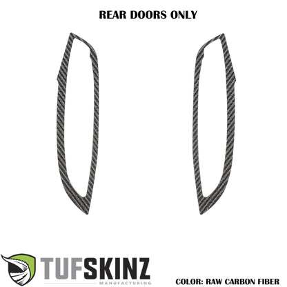 Interior Door Switch Panel Accent Trim Fits 2015-2018 Ford Focus by Tufskinz.com
