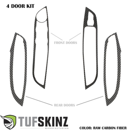 Interior Door Switch Panel Accent Trim Fits 2015-2018 Ford Focus by Tufskinz.com
